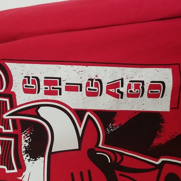 Mitchell & Ness men's Chicago Bulls red crewneck pullover sweatshirt size L - Picture 5 of 8